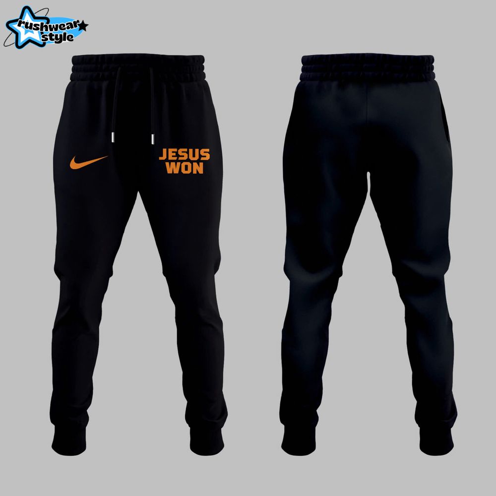 Special Tennessee Baseball JESUS WON Hoodie Set Special Tennessee Baseball JESUS WON Hoodie Set