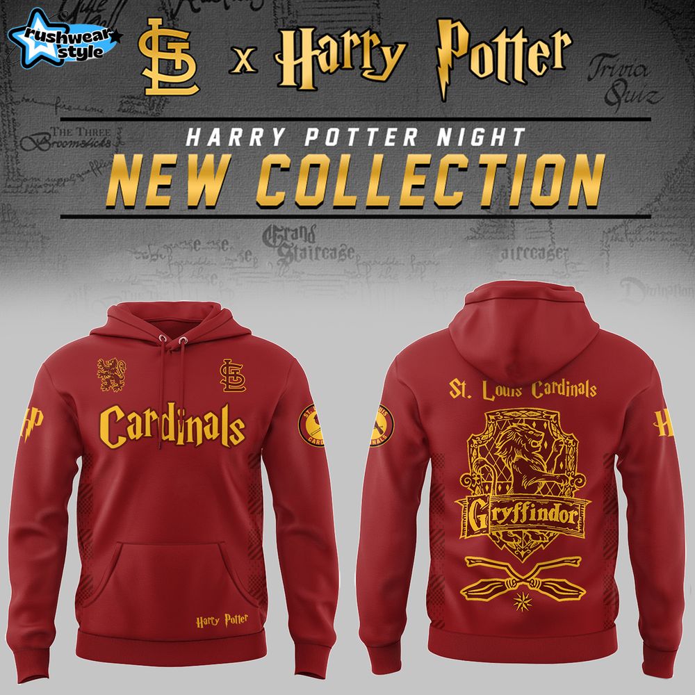 St. Louis Cardinals x Harry Potter Night Gryffindor House Hoodie St. Louis Cardinals x Harry Potter Night Gryffindor House Hoodie