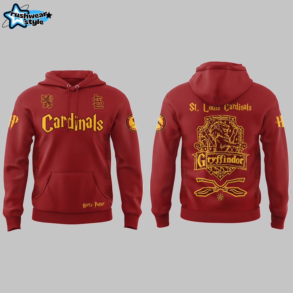 St. Louis Cardinals x Harry Potter Night Gryffindor House Hoodie St. Louis Cardinals x Harry Potter Night Gryffindor House Hoodie