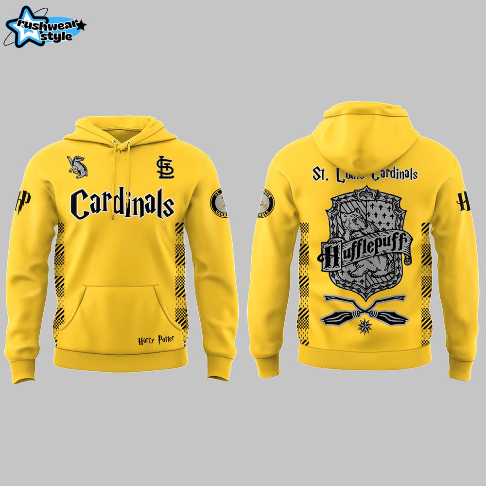 St. Louis Cardinals x Harry Potter Night Hufflepuff House Hoodie St. Louis Cardinals x Harry Potter Night Hufflepuff House Hoodie