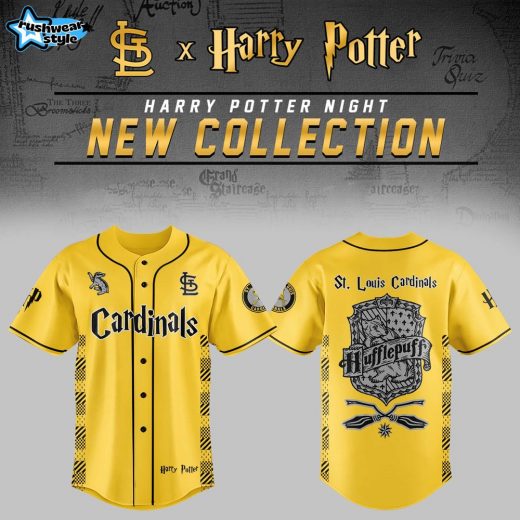 St. Louis Cardinals x Harry Potter Night Hufflepuff House Jersey