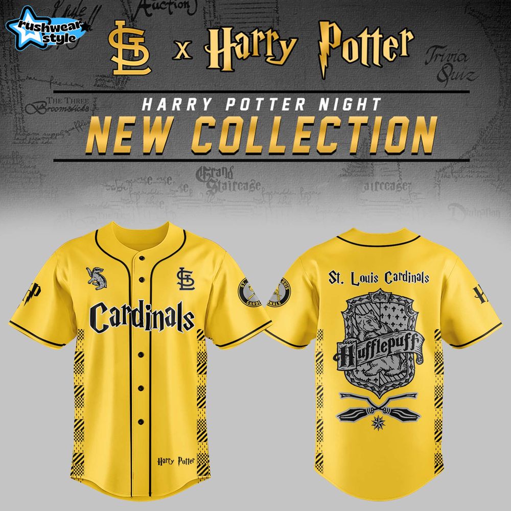 St. Louis Cardinals x Harry Potter Night Hufflepuff House Jersey St. Louis Cardinals x Harry Potter Night Hufflepuff House Jersey