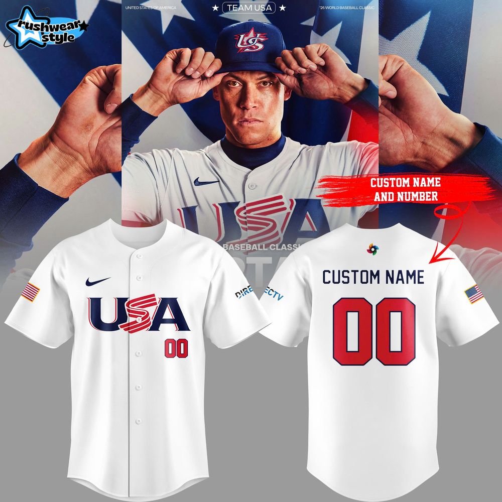 Team USA Baseball Special New Uniform Baseball Jersey Team USA Baseball Special New Uniform Baseball Jersey
