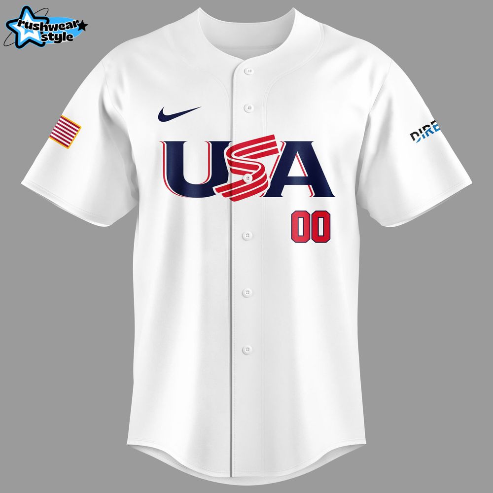 Team USA Baseball Special New Uniform Baseball Jersey Team USA Baseball Special New Uniform Baseball Jersey