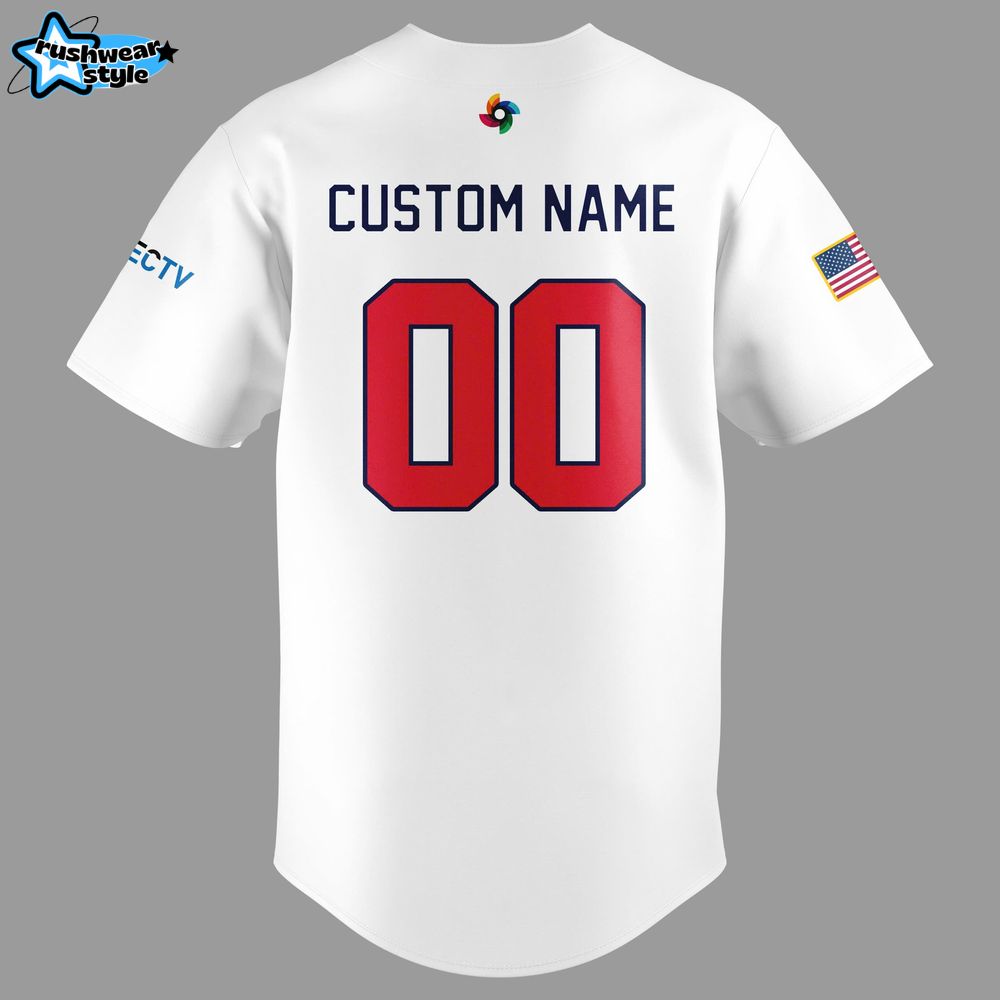 Team USA Baseball Special New Uniform Baseball Jersey Team USA Baseball Special New Uniform Baseball Jersey
