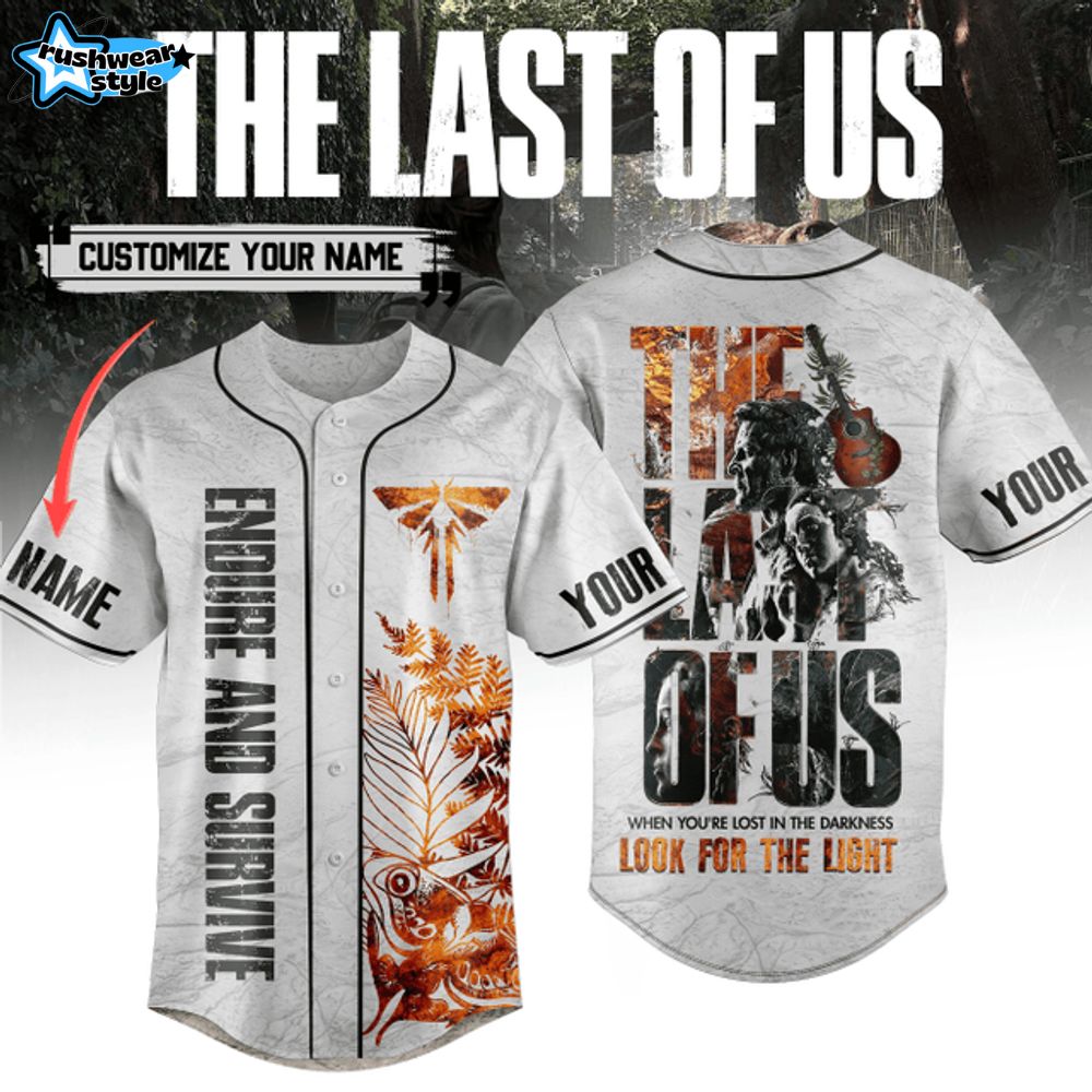 The Last Of Us Baseball Jersey Custom Name The Last Of Us Baseball Jersey Custom Name