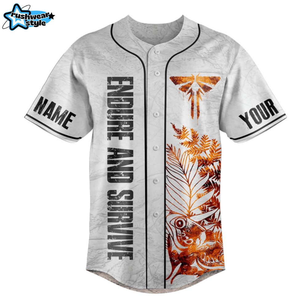 The Last Of Us Baseball Jersey Custom Name The Last Of Us Baseball Jersey Custom Name