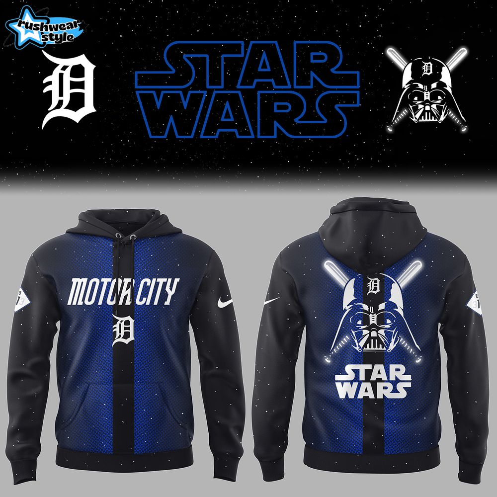 Tigers Baseball Limited Tigers x Star Wars 2025 City Connect Hoodie Jogger Cap Tigers Baseball Limited Tigers x Star Wars 2025 City Connect Hoodie Jogger Cap