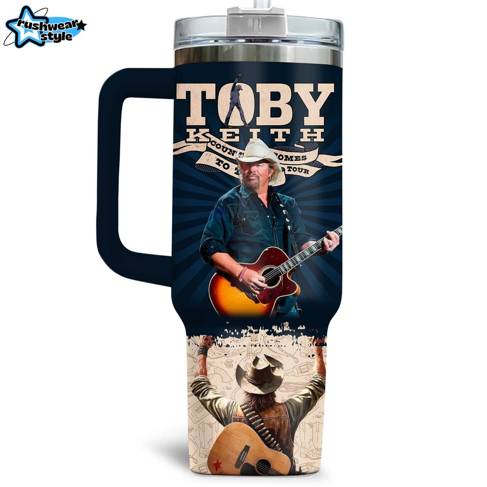 Toby Keith Courtesy of the Red, White and Blue Stanley Tumbler Toby Keith Courtesy of the Red, White and Blue Stanley Tumbler