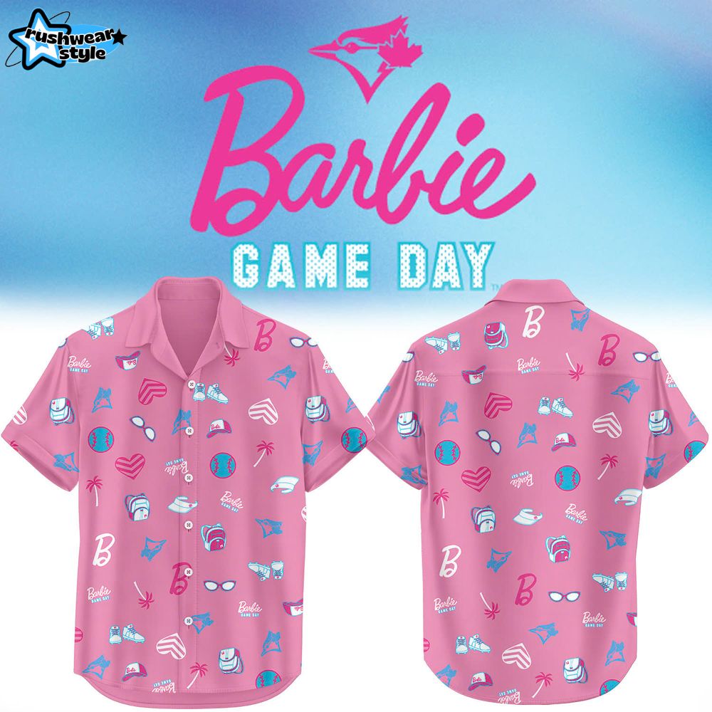 Toronto Blue Jays x Barbie 2025 Limited Edition Hawaiian Shirt Toronto Blue Jays x Barbie 2025 Limited Edition Hawaiian Shirt