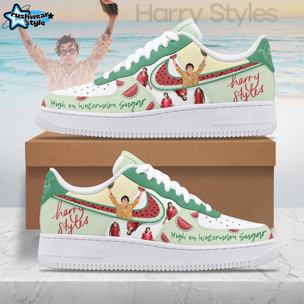 "Watermelon Sugar" x Harry Styles Air Force 1 Sneakers "Watermelon Sugar" x Harry Styles Air Force 1 Sneakers