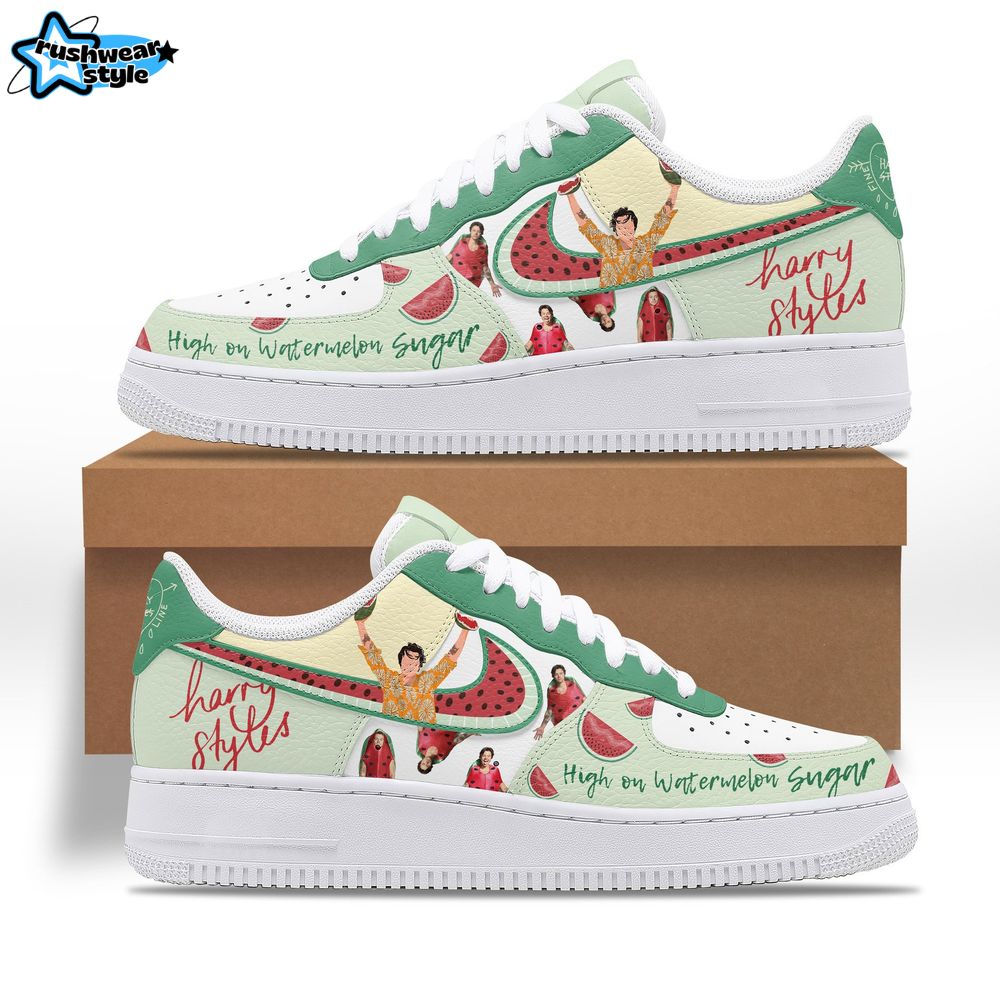 "Watermelon Sugar" x Harry Styles Air Force 1 Sneakers "Watermelon Sugar" x Harry Styles Air Force 1 Sneakers
