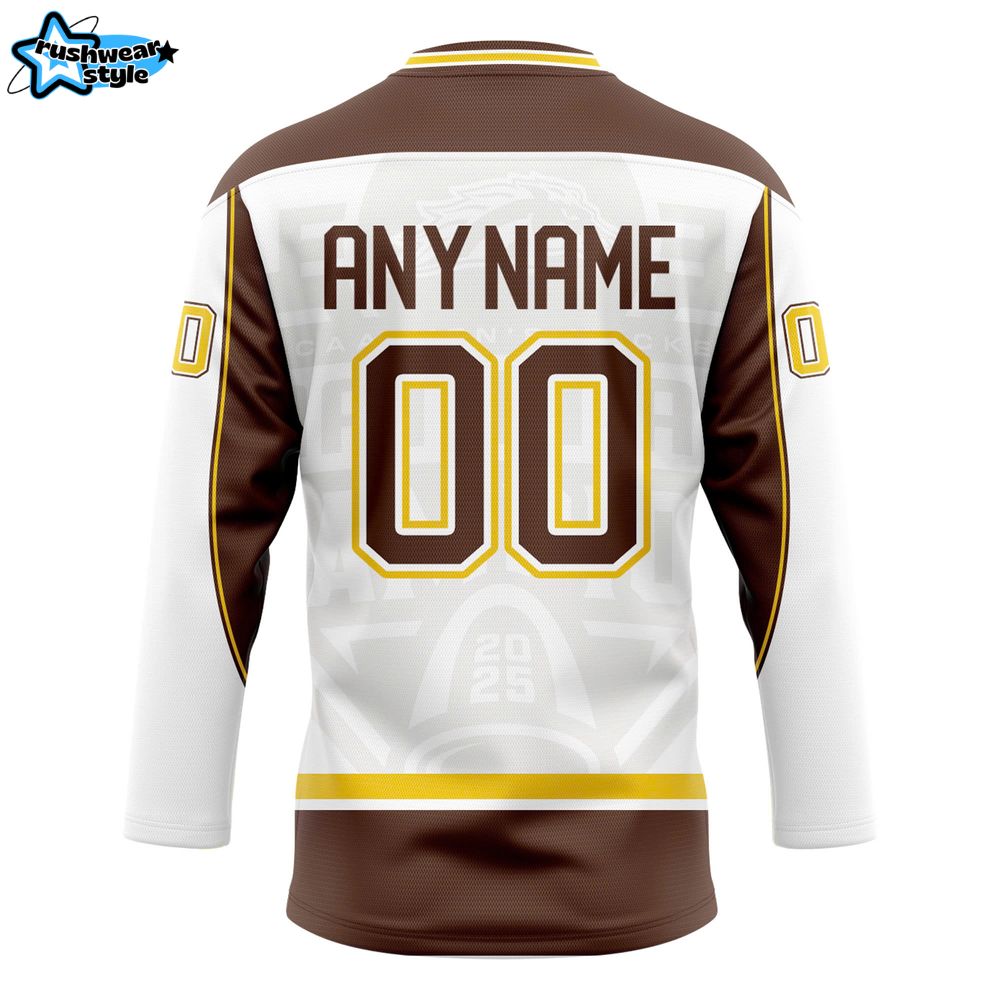 Western Michigan Broncos 2025 National Hockey Champions Jersey Western Michigan Broncos 2025 National Hockey Champions Jersey