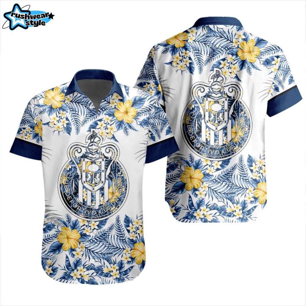 liga mx chivas guadalajara aloha hawaiian shirt liga mx chivas guadalajara aloha hawaiian shirt