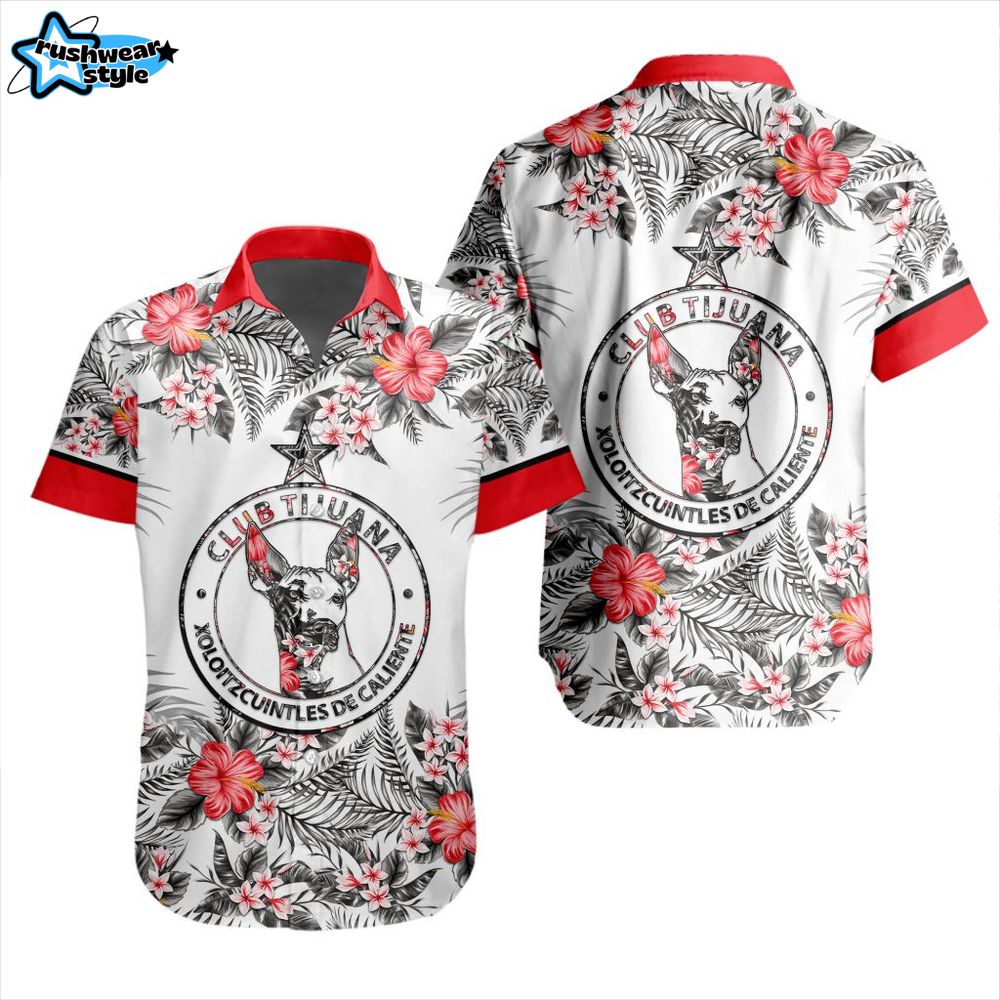 liga mx club tijuana aloha hawaiian shirt liga mx club tijuana aloha hawaiian shirt