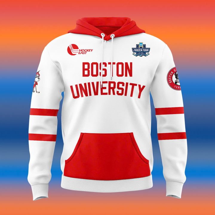 BU Men's Hockey 2025 NCAA Frozen Four Edition Hoodie BU Men's Hockey 2025 NCAA Frozen Four Edition Hoodie