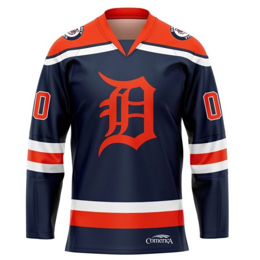 Detroit Tigers MLB 2025 Special Personalized Hockey Jersey