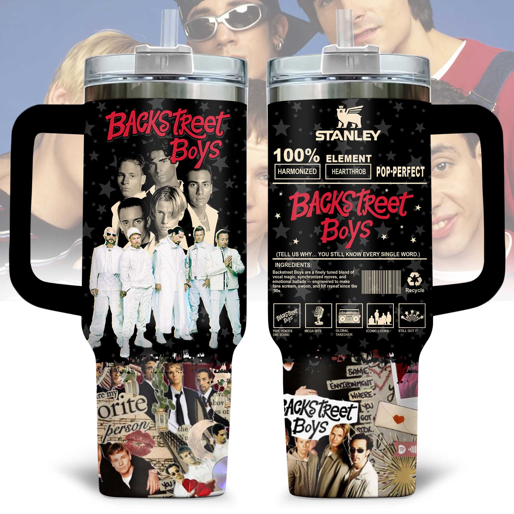 Backstreet Boys Band Pop-Perfect Special Stanley Tumbler Backstreet Boys Band Pop-Perfect Special Stanley Tumbler