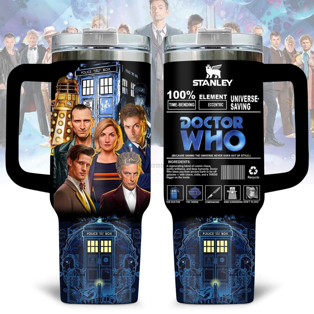 Doctor Who TV Series Universe-Saving 40oz Stanley Tumbler