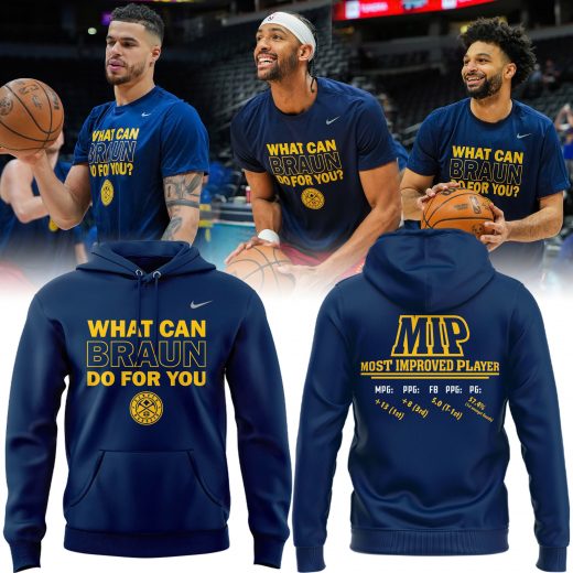 Denver Nuggets Christian Braun MIP Special Hoodie Set 2025