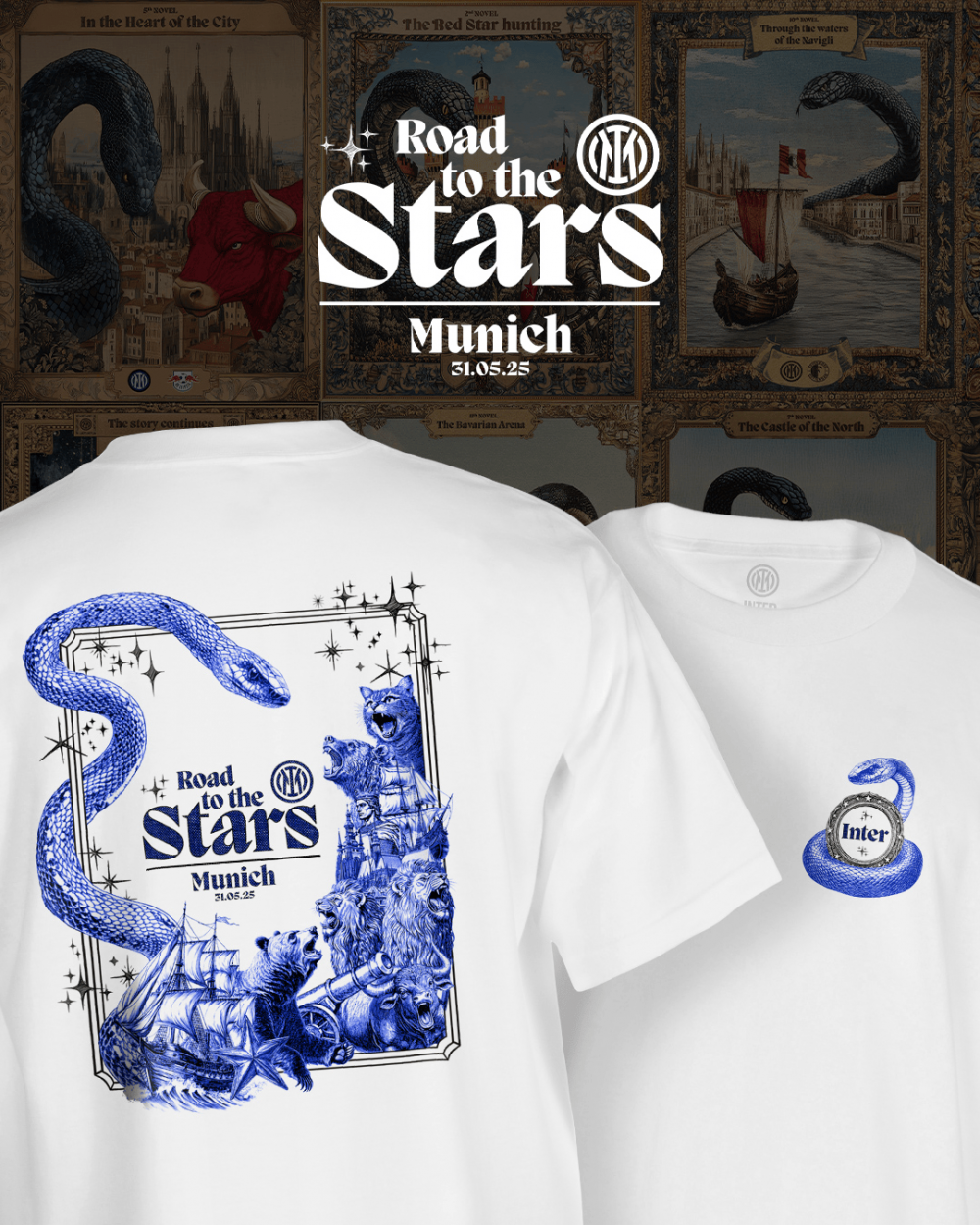 Inter Millan Road To The Starts Tee