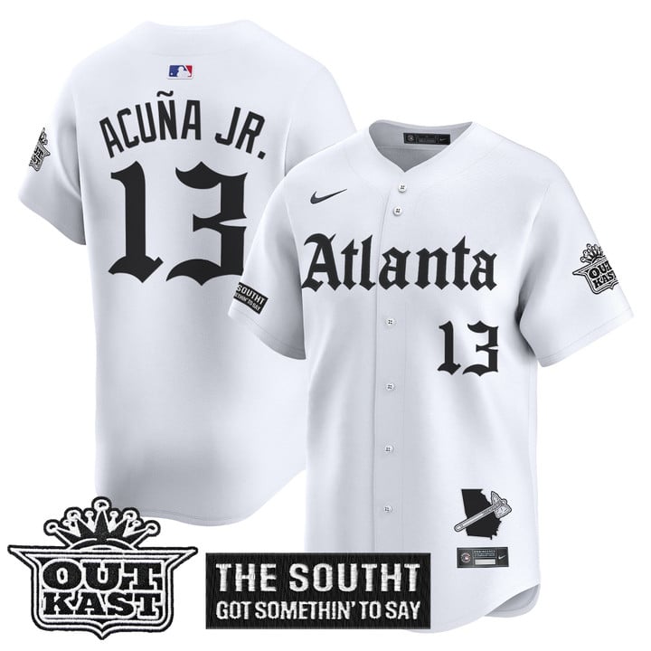 Atlanta Braves 'Gothic South x Outkast Edition' Football Jersey Atlanta Braves 'Gothic South x Outkast Edition' Football Jersey