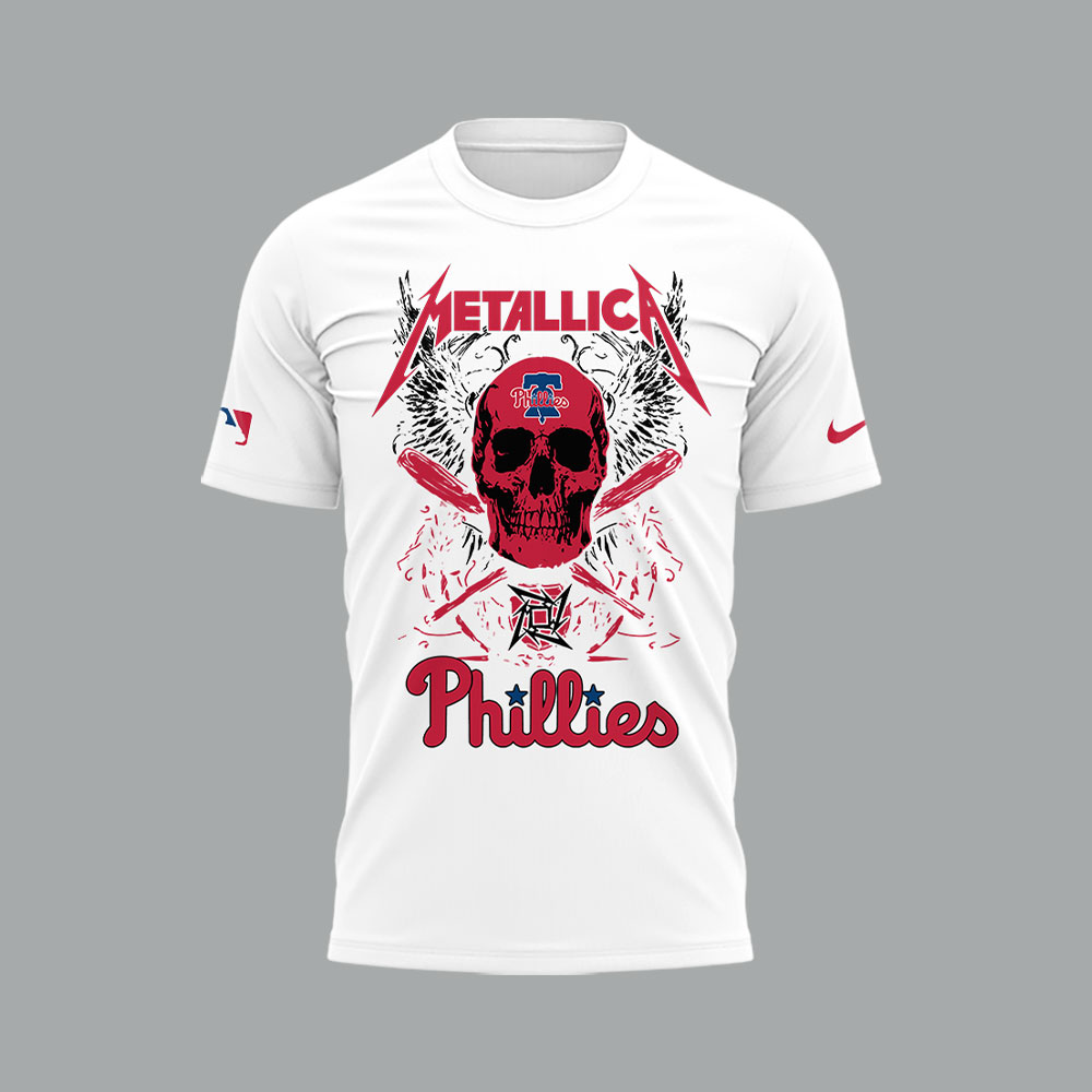 Philadelphia Phillies x Metallica 2025 T-shirt Philadelphia Phillies x Metallica 2025 T-shirt