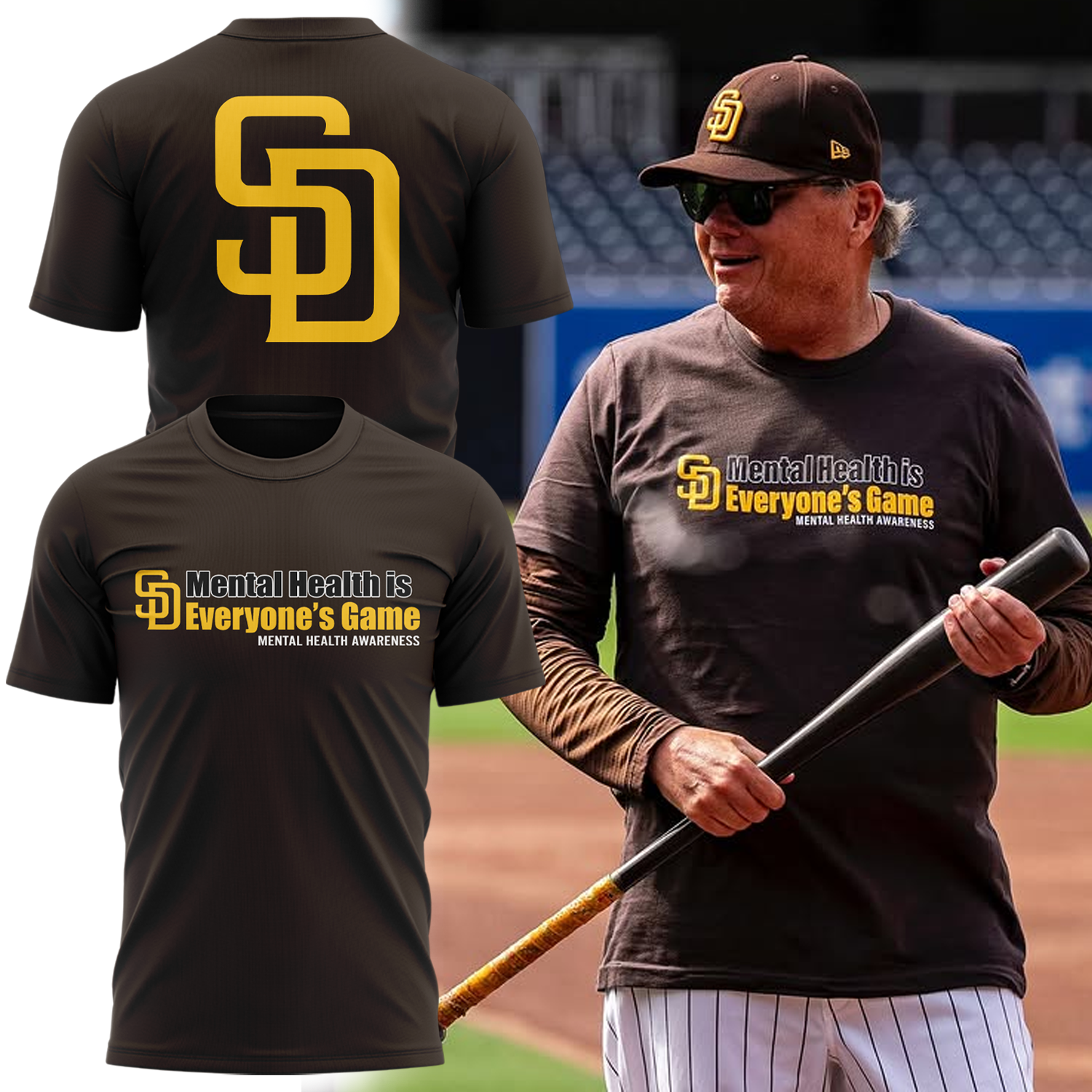 San Diego Padres "Mental Health is Everyone's Game" Shirt San Diego Padres "Mental Health is Everyone's Game" Shirt