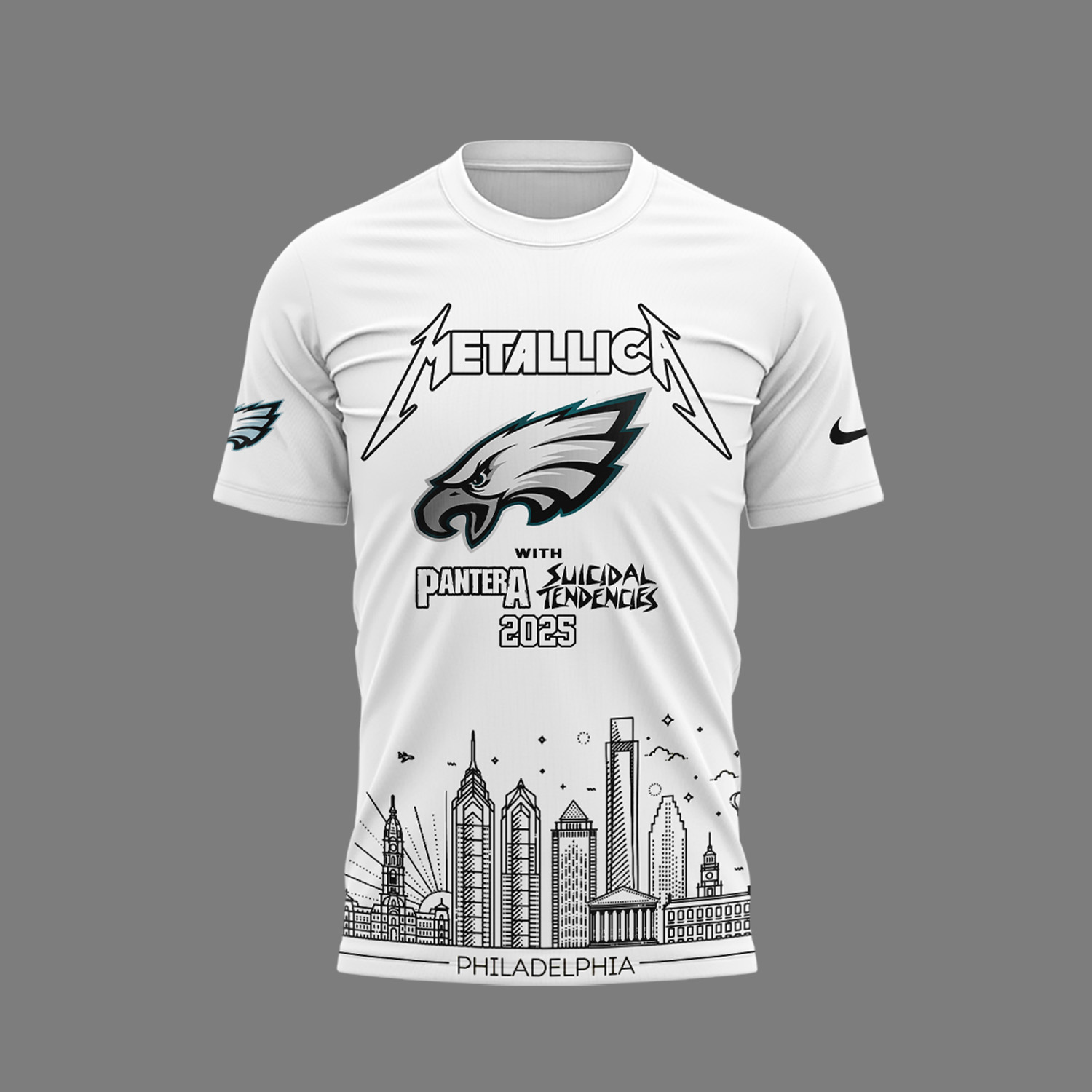 Philadelphia Eagles x Exclusive Versio M72 World Tour T-shirt Philadelphia Eagles x Exclusive Versio M72 World Tour T-shirt