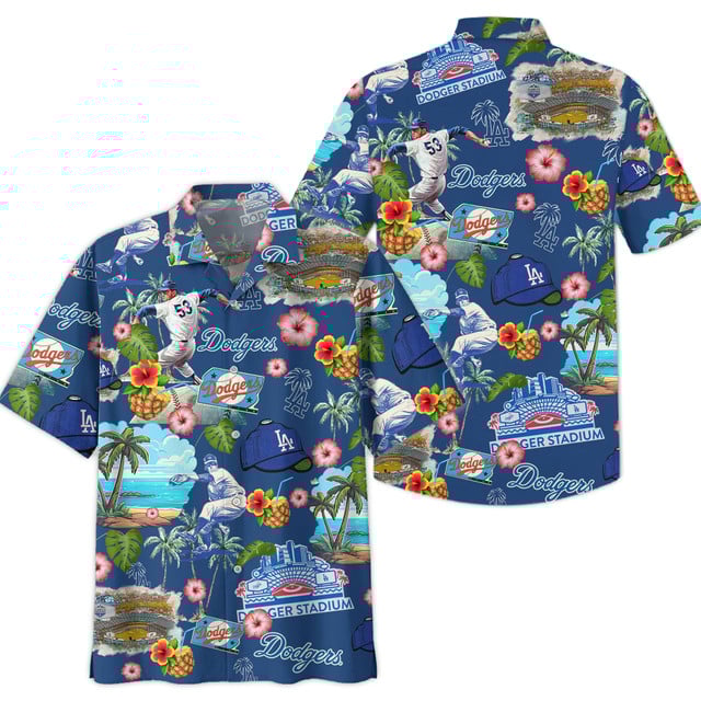 Los Angeles Dodgers MLB Summer 2025 Hawaiian Shirt Los Angeles Dodgers MLB Summer 2025 Hawaiian Shirt