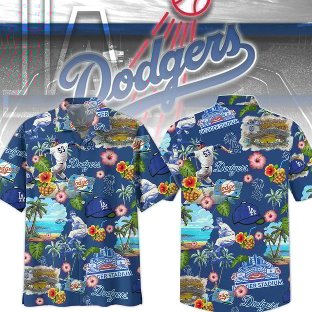 Los Angeles Dodgers MLB Summer 2025 Hawaiian Shirt Los Angeles Dodgers MLB Summer 2025 Hawaiian Shirt