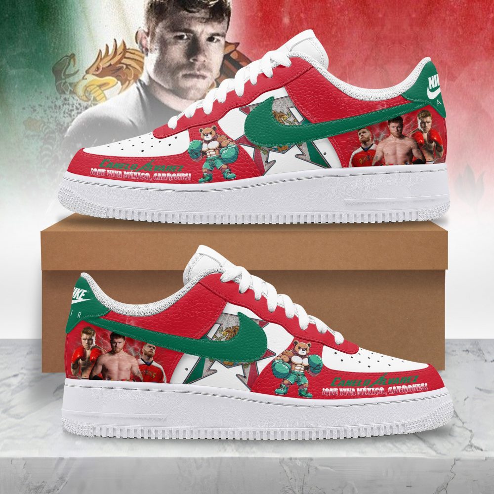 Canelo Alvarez Viva Mexico Cabrones Special Nike Air Force 1