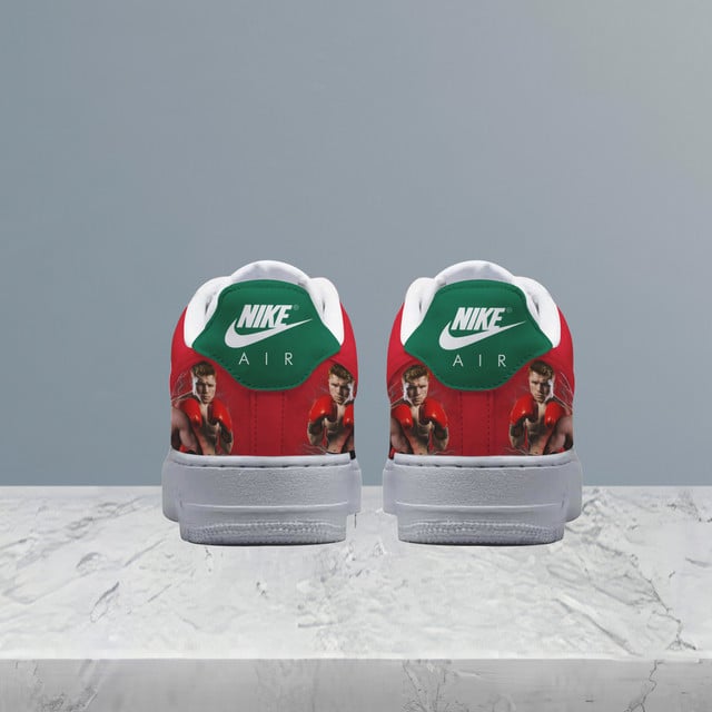 Canelo Alvarez Viva Mexico Cabrones Special Nike Air Force 1 Canelo Alvarez Viva Mexico Cabrones Special Nike Air Force 1