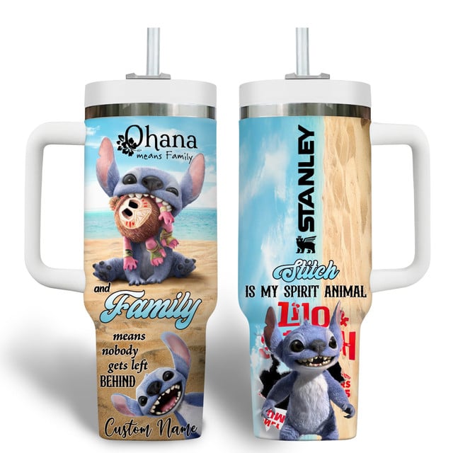 Lilo and Stitch Ohana Means Family Special Stanley Tumbler Lilo and Stitch Ohana Means Family Special Stanley Tumbler
