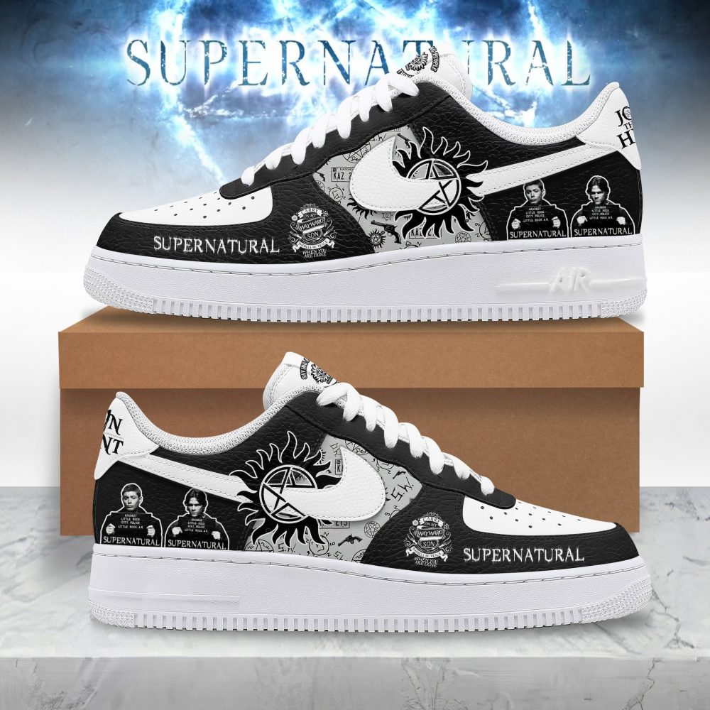 Supernatural TV Series Carry on My Wayward Nike Air Force 1