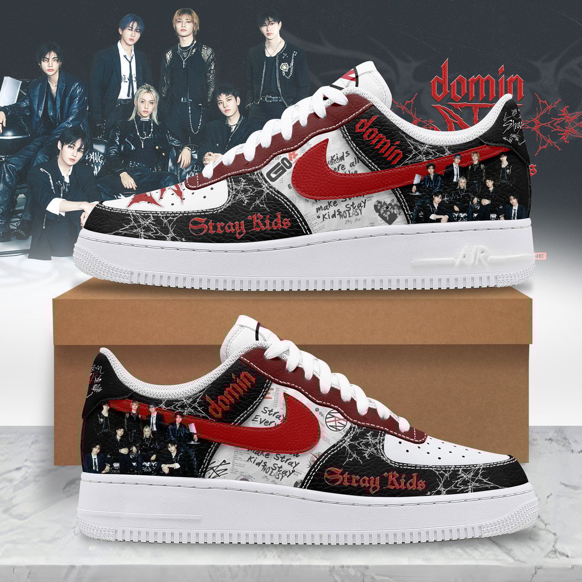 Stray Kids Dominate World Tour 2025 Nike Air Force 1 Stray Kids Dominate World Tour 2025 Nike Air Force 1