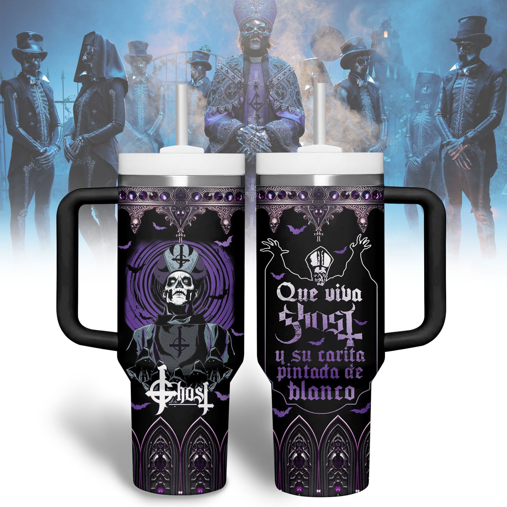 Ghost Band Skeletour World Tour 2025 Special Stanley Tumbler Ghost Band Skeletour World Tour 2025 Special Stanley Tumbler
