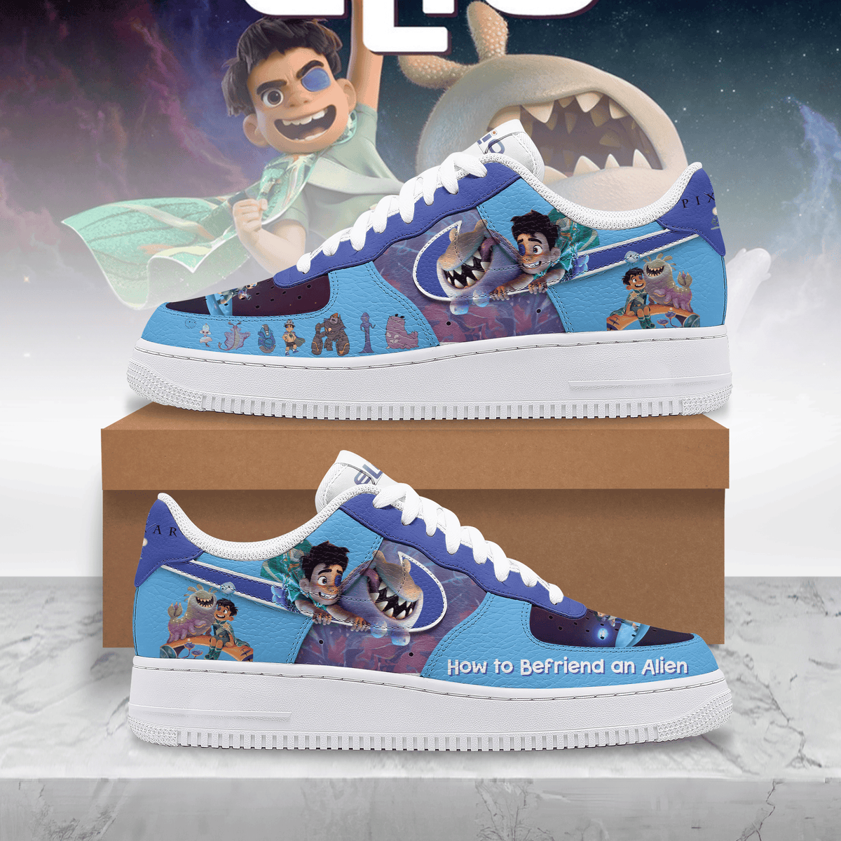 Elio Disney Movie 2025 How To Befriend an Alien Nike Air Force 1 Elio Disney Movie 2025 How To Befriend an Alien Nike Air Force 1