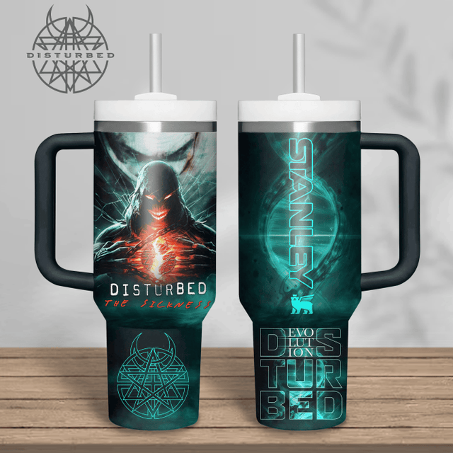 Disturbed The Sickness 25th Anniversary Tour Stanley Tumbler Disturbed The Sickness 25th Anniversary Tour Stanley Tumbler