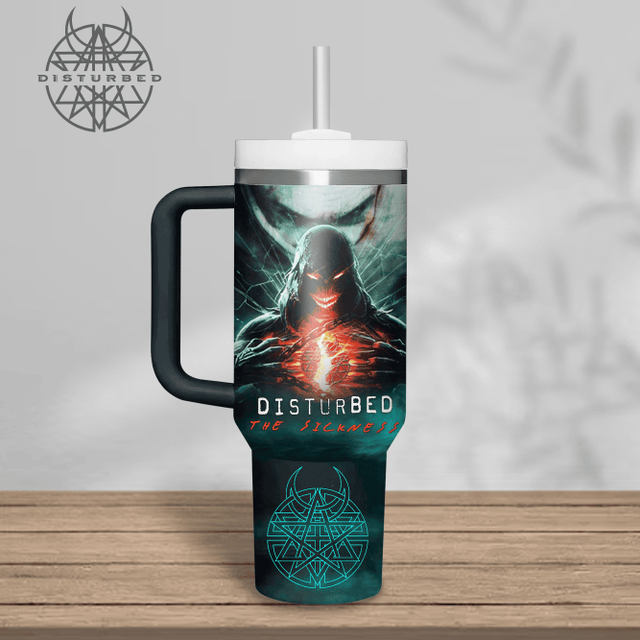 Disturbed The Sickness 25th Anniversary Tour Stanley Tumbler Disturbed The Sickness 25th Anniversary Tour Stanley Tumbler