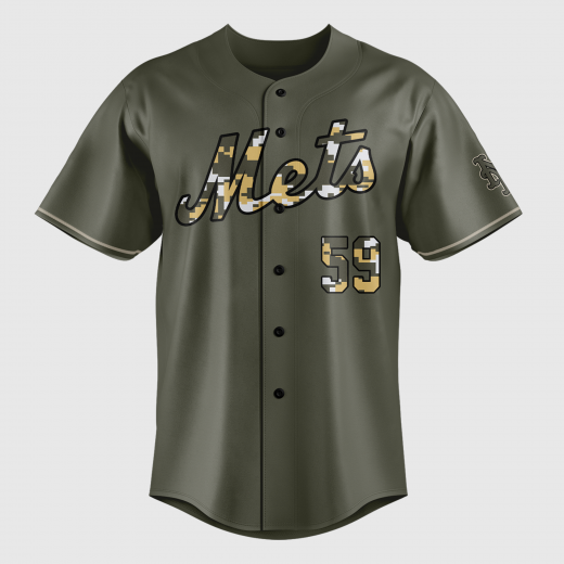 Special New New York Mets Sean Manaea Camo Jersey 2025