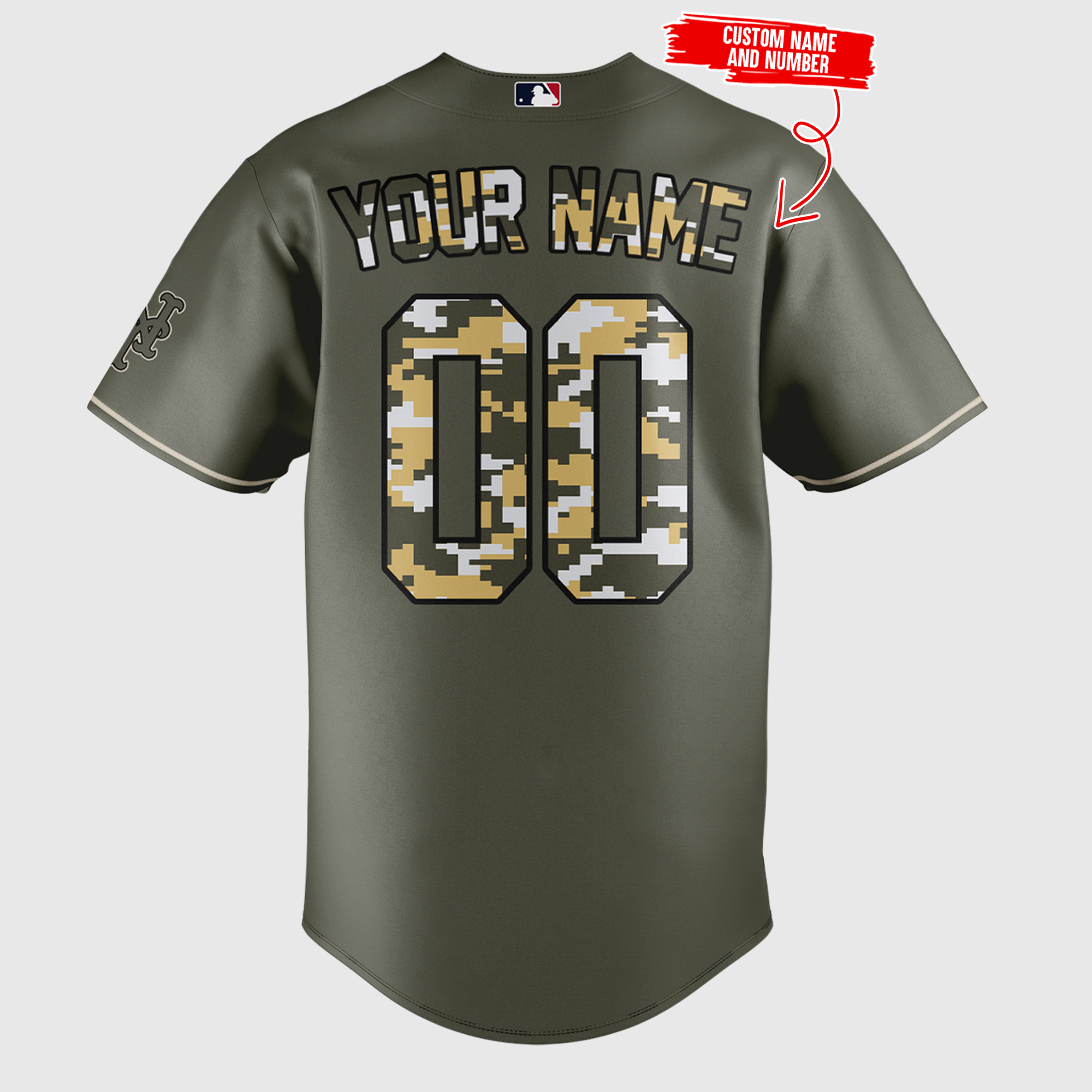 New New York Mets Sean Manaea Camo Custom Baseball Jersey New New York Mets Sean Manaea Camo Custom Baseball Jersey
