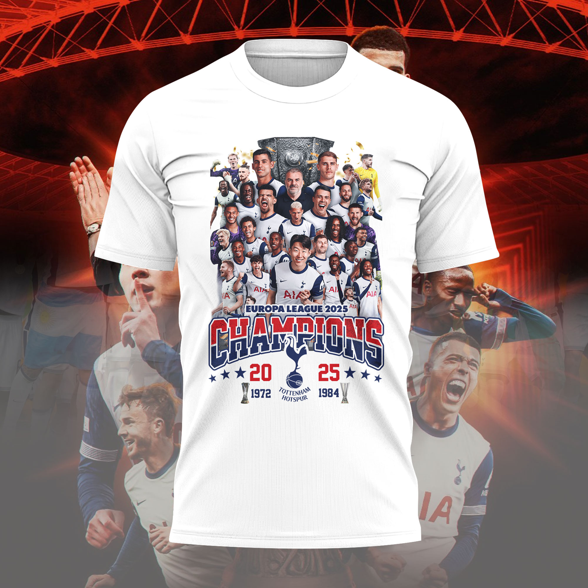 Tottenham Hotspur UEFA Europa League Champions 2025 Shirt Tottenham Hotspur UEFA Europa League Champions 2025 Shirt