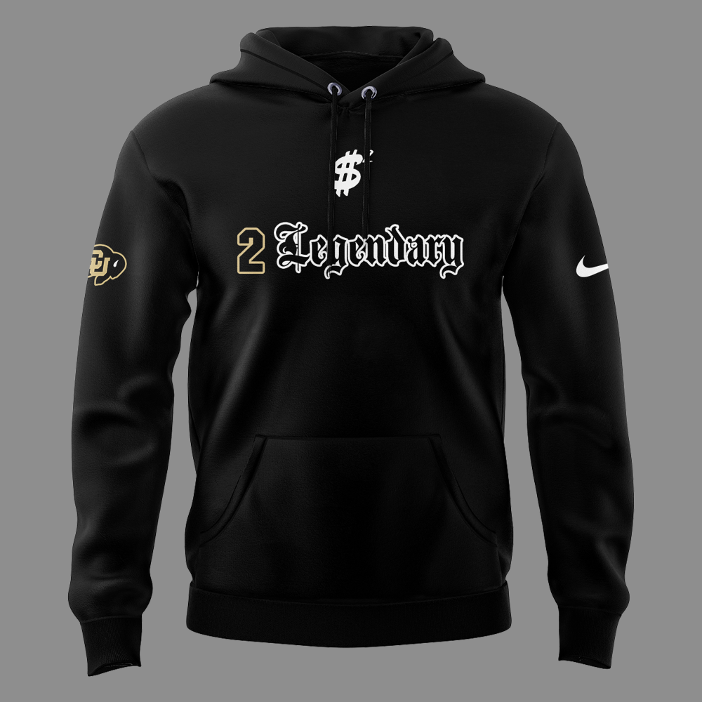 Colorado Buffaloes Shedeur Sanders 2025 Special Black Hoodie