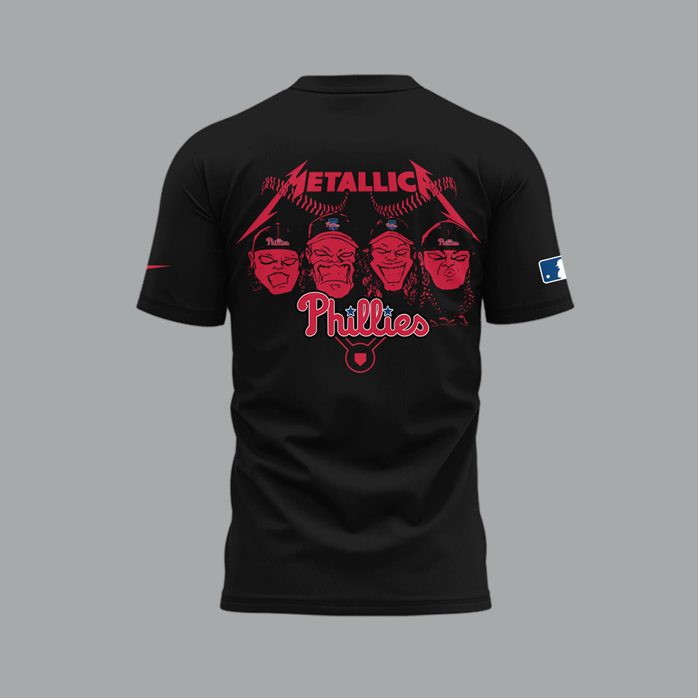 Philadelphia Phillies x Metallica 2025 T-shirt Philadelphia Phillies x Metallica 2025 T-shirt