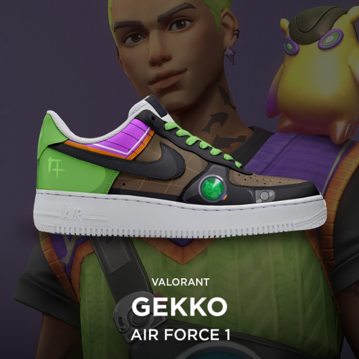 Valorant Gekko Air Force 1 Sneaker