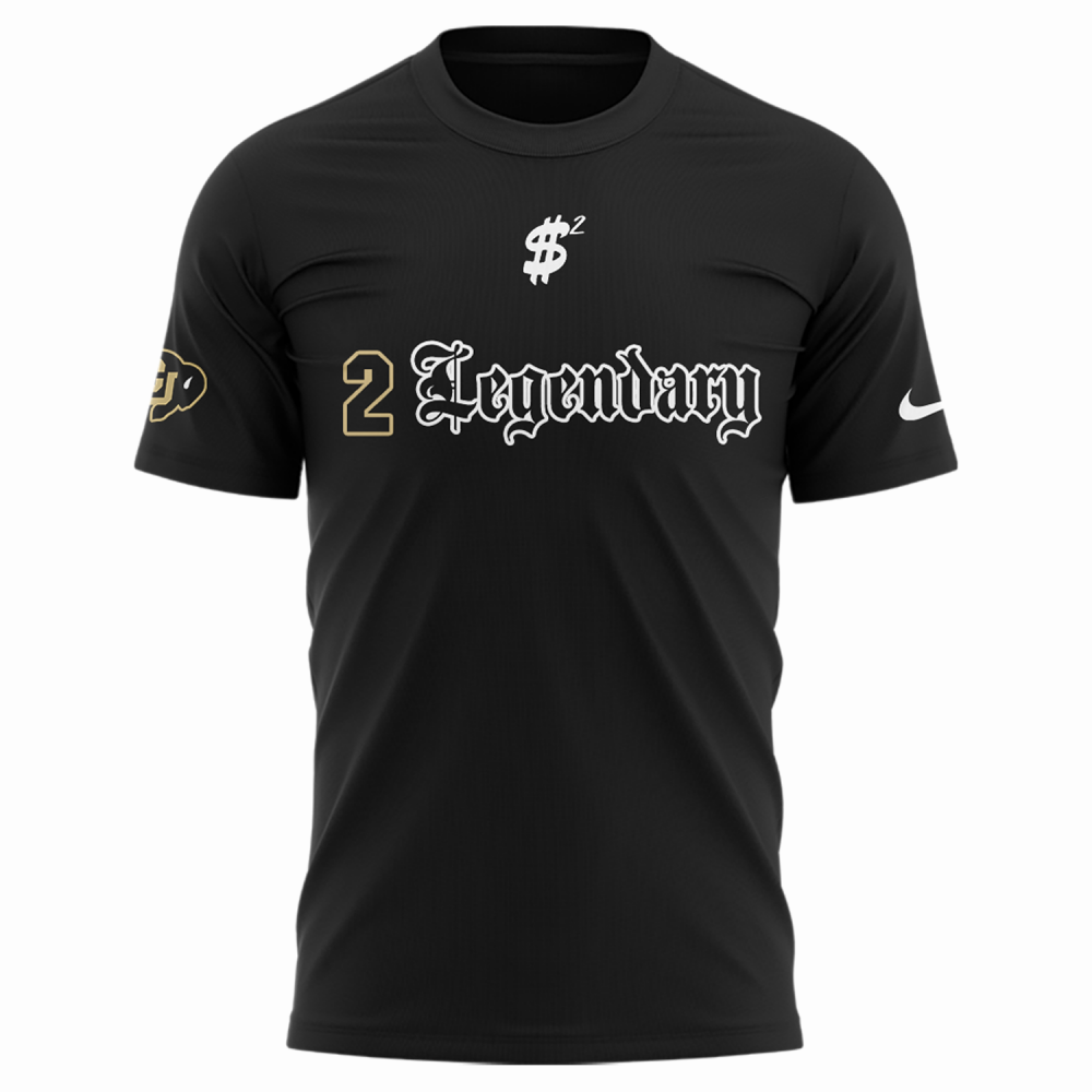 Colorado Buffaloes Shedeur Sanders 2025 Special Black Tee