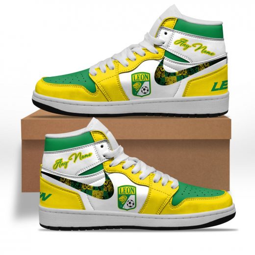 liga mx club leon nike air jordan 1 custom sneakers