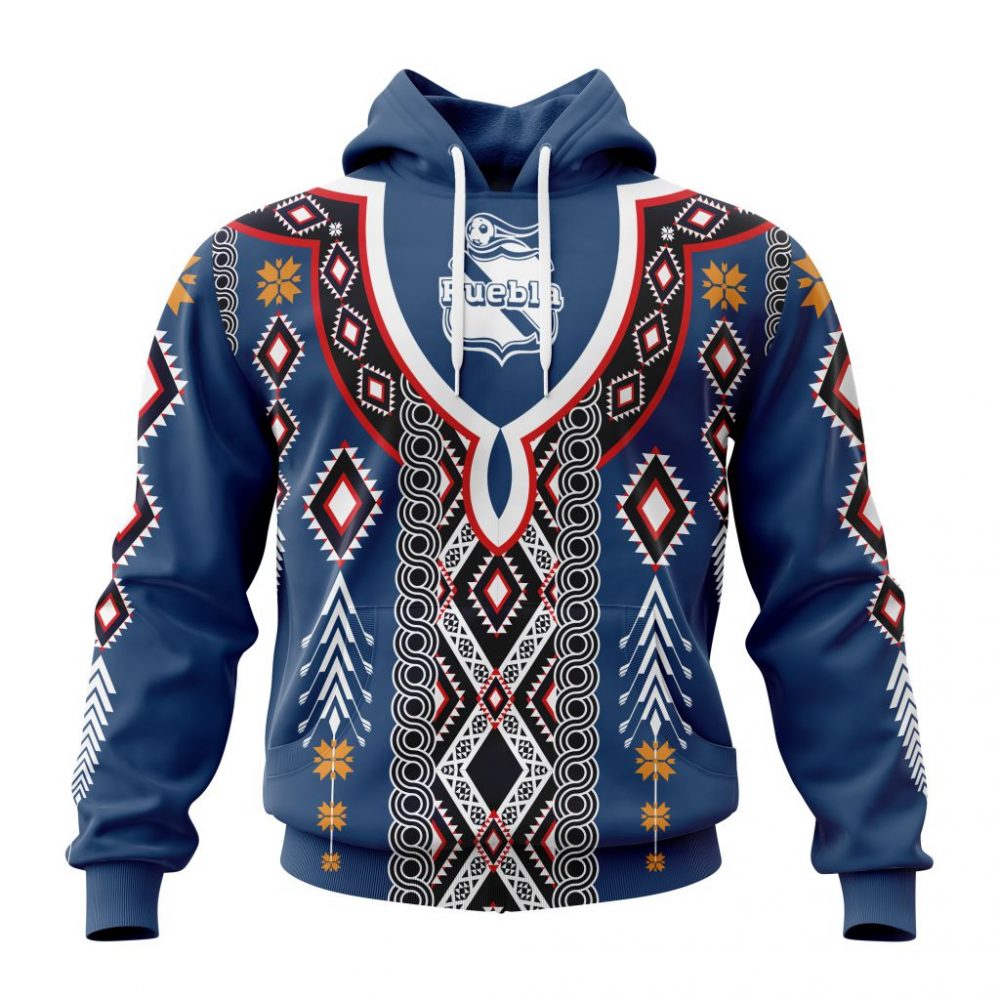 Liga Mx Club Puebla Native Custom Hoodie