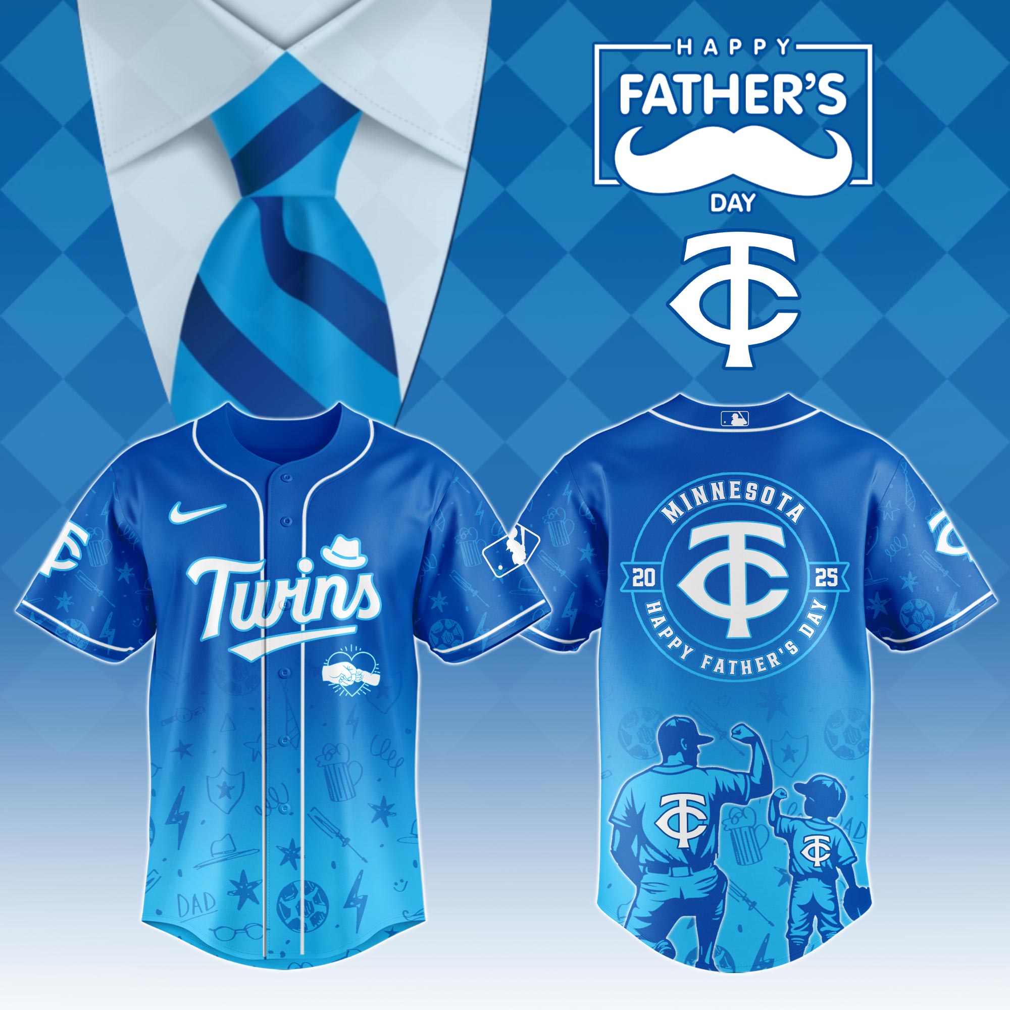 Minnesota Twins Special Father’s Day Limited Edition Jersey Minnesota Twins Special Father’s Day Limited Edition Jersey